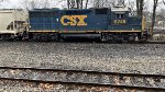 CSX 6248 with  the former EL in the foreground.